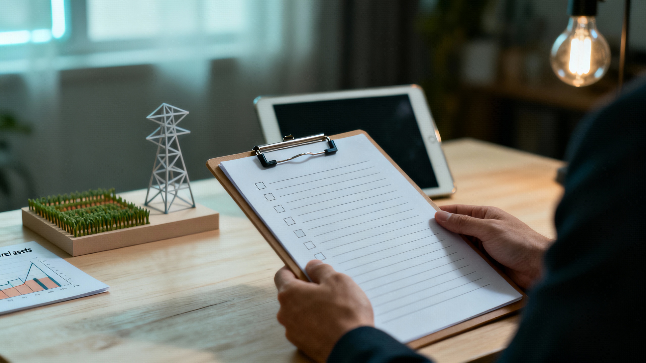 Checklist: cómo evaluar una inversión en activos reales en 10 minutos