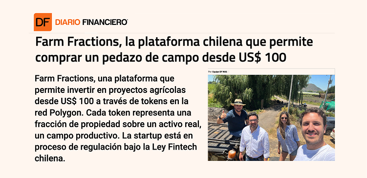Farm Fractions en Diario Financiero: qué significa realmente este modelo