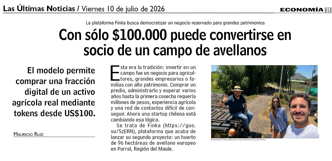 La inversión agrícola se abre a más personas: el modelo de Finka y FarmFractions